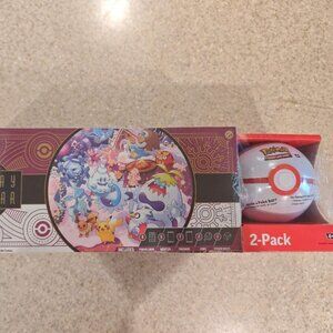 Pokémon TCG Holiday Calendar 2025 + Moon Ball Tin (Sealed, Seasonal Bundle)